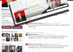Estrategia en redes sociales para el rector Dr. Manuel López
